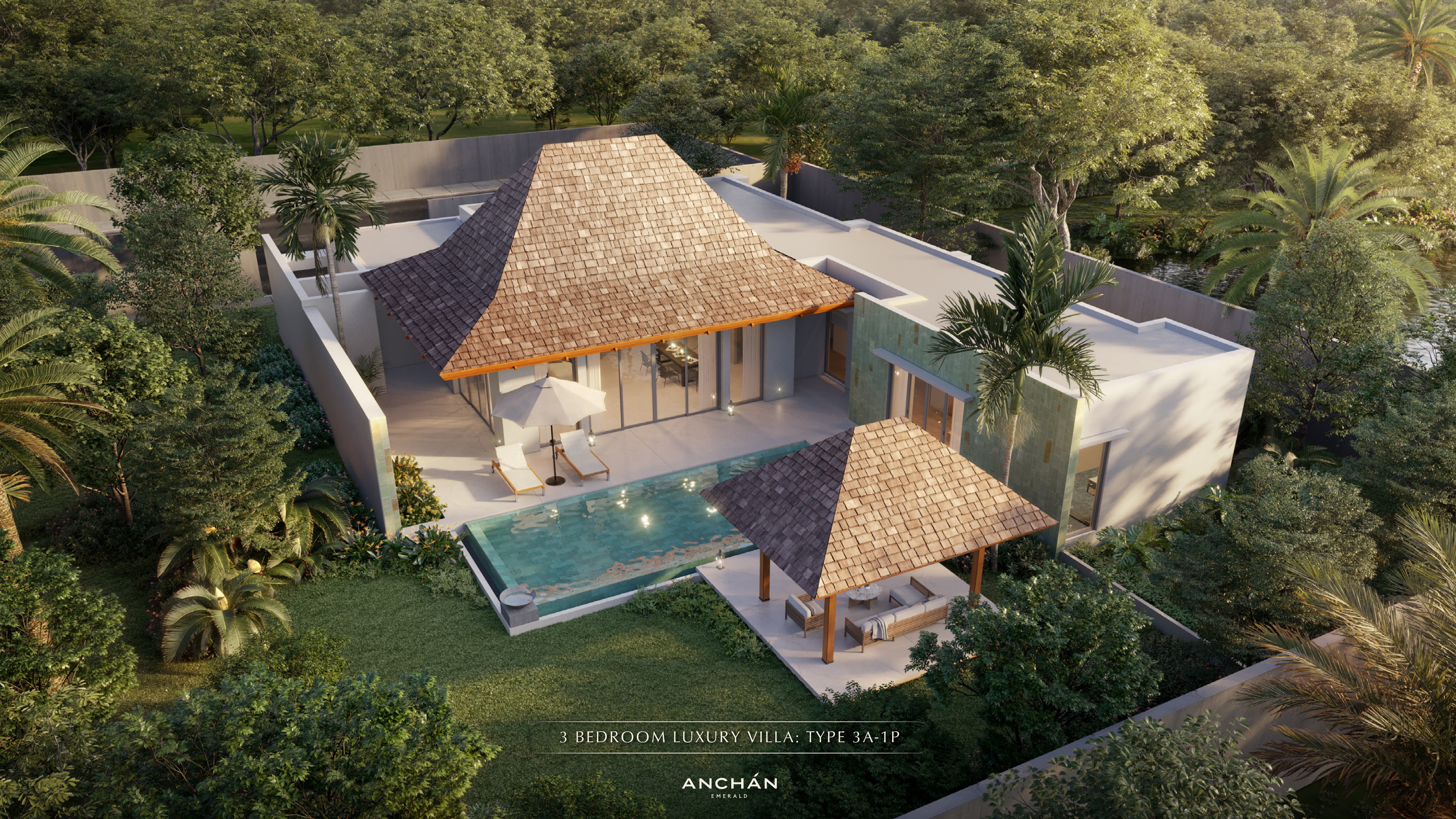 3 Bedroom Luxury Villa: Typ 3A-1P