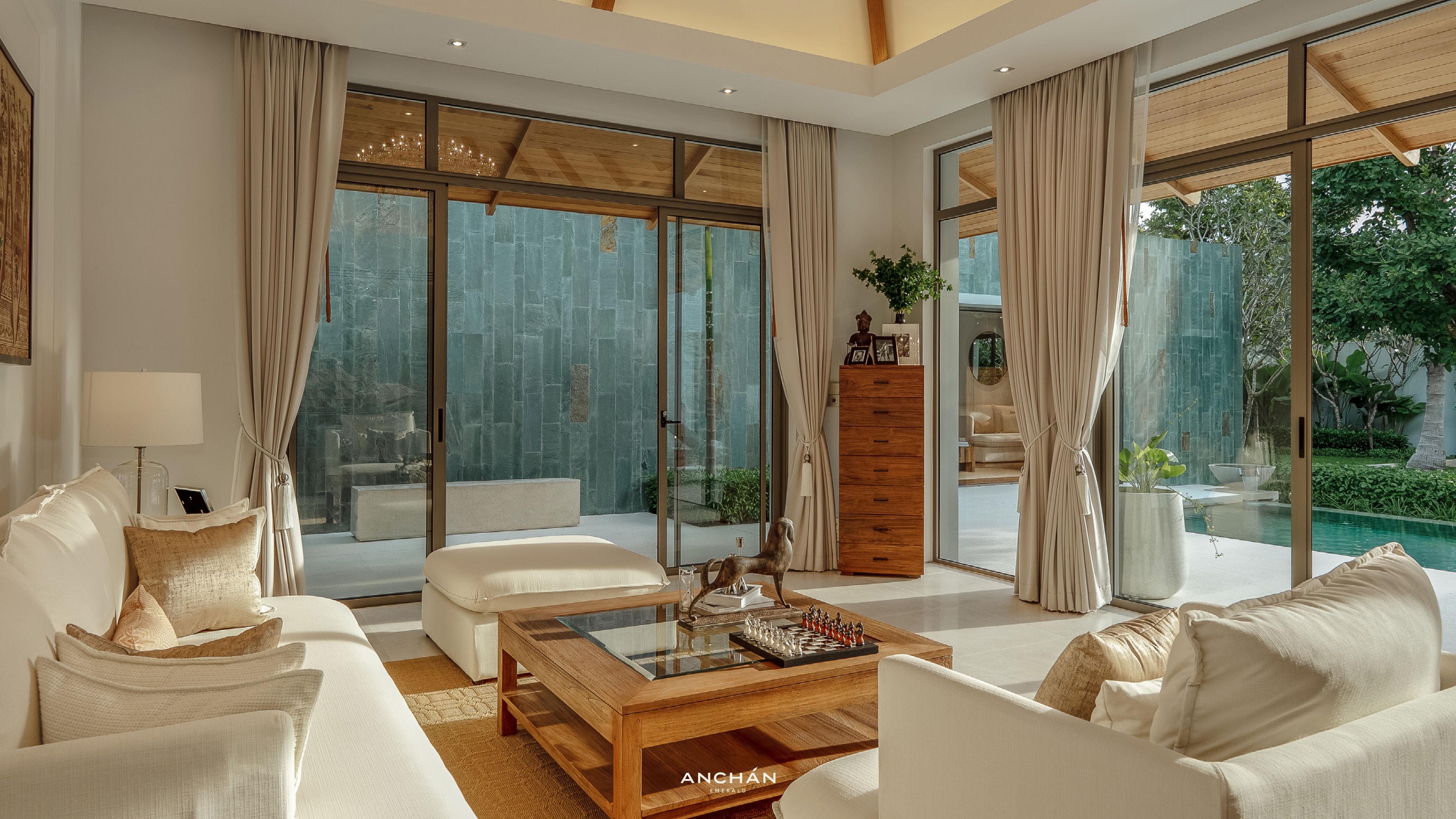 Роскошная вилла с бассейном с 3 спальнями Anchan Villas (тип 3A-3)