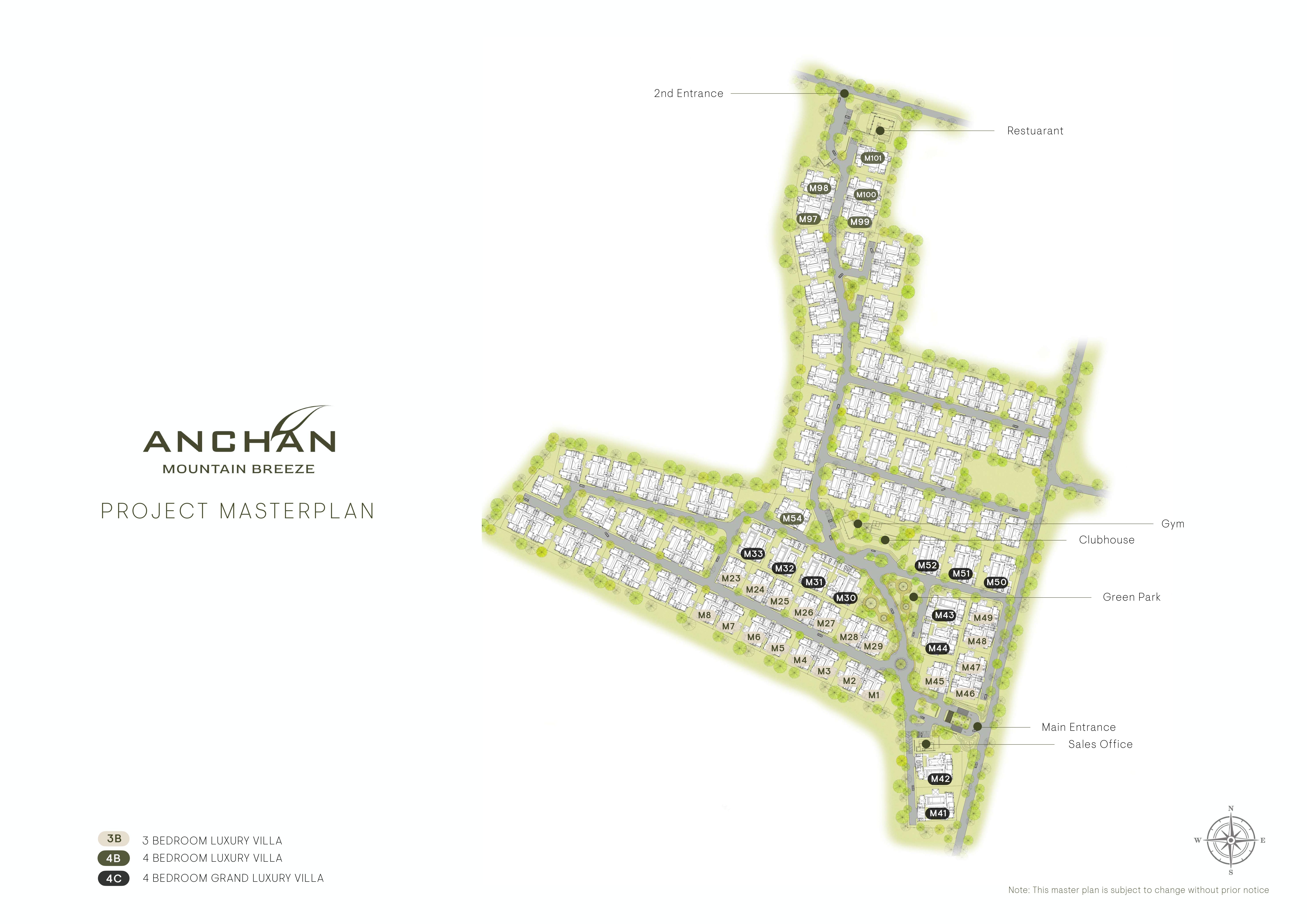 Anchan Mountain Breeze 3 Bedroom Luxury Villa: Type 3B