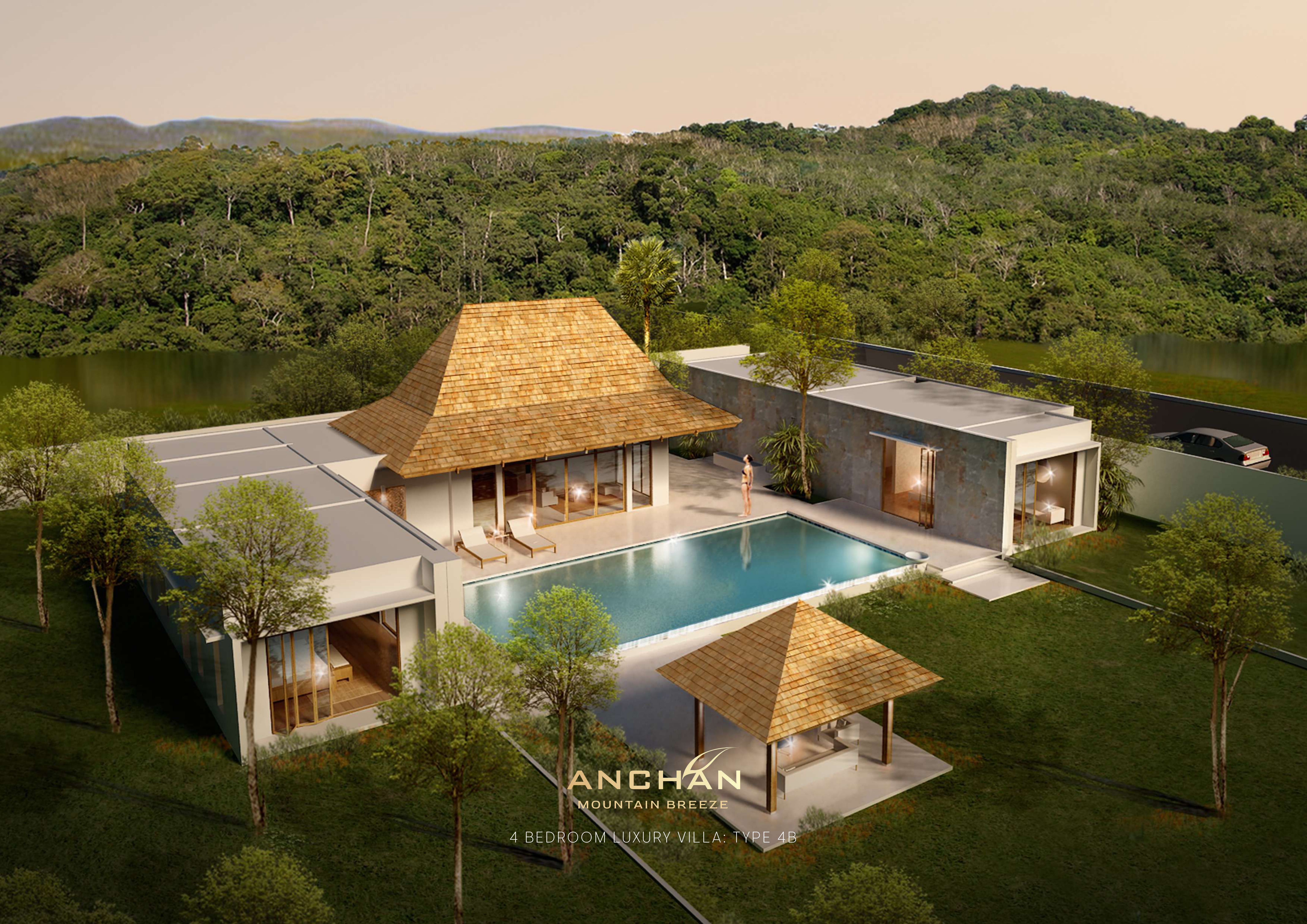 Luxury 4 Bedroom Pool Villa: Type 4B | Anchan Mountain Breeze