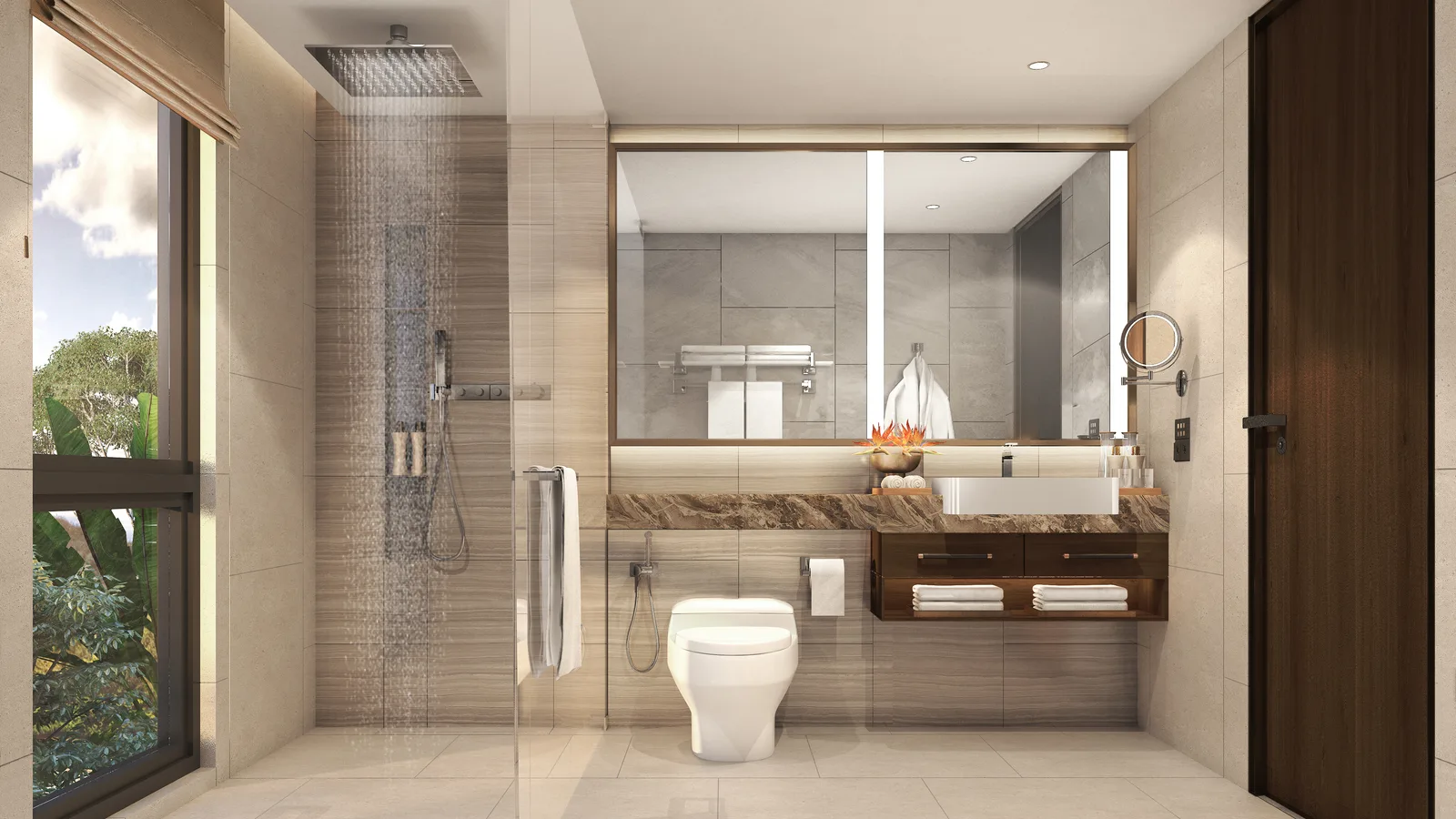 1-bedroom condo, 44 sqm