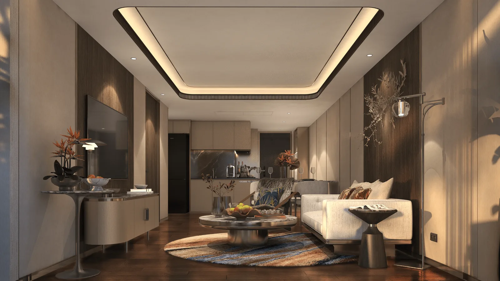 1-bedroom condo, 44 sqm