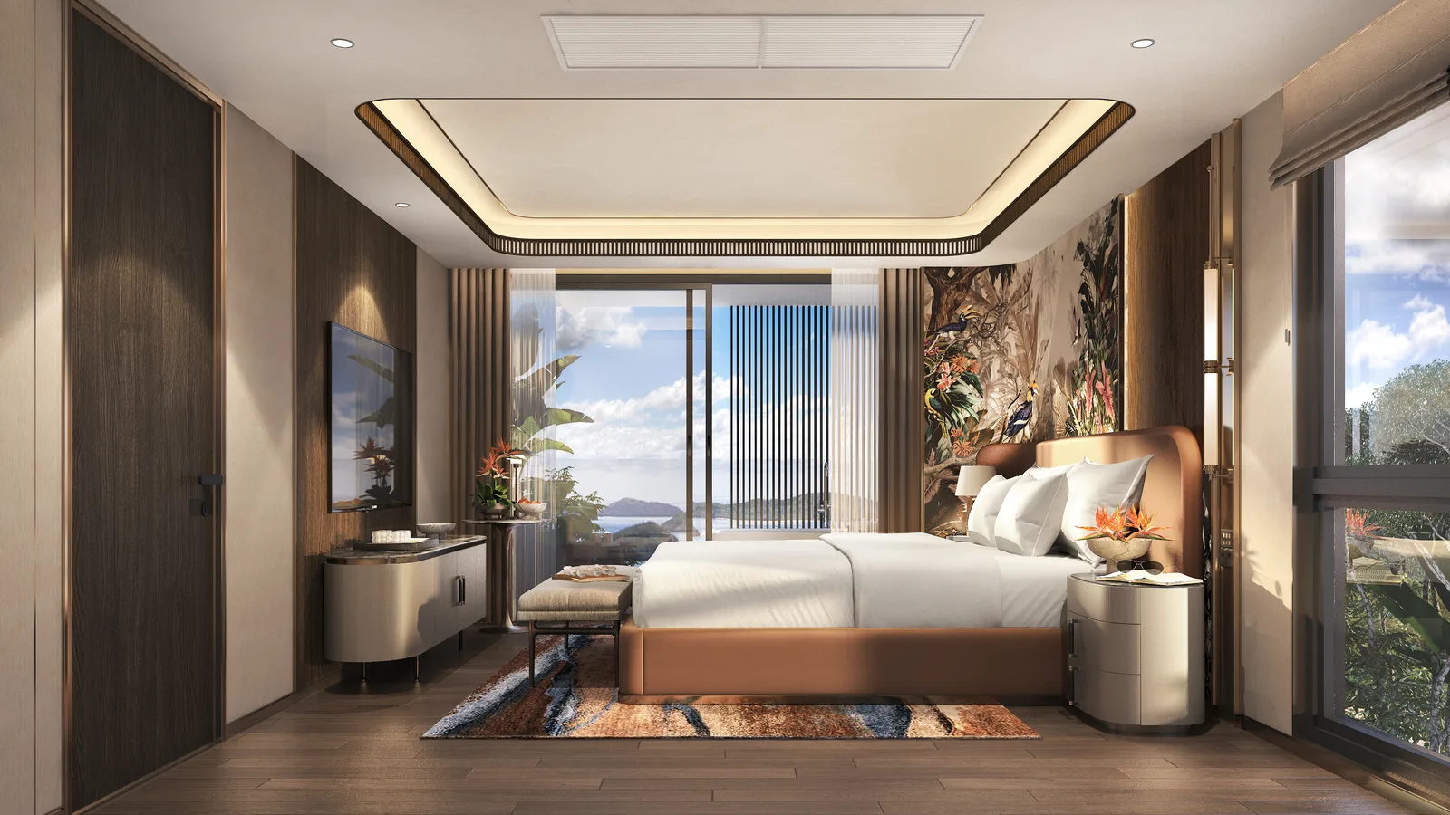 1-bedroom condo, 44 sqm