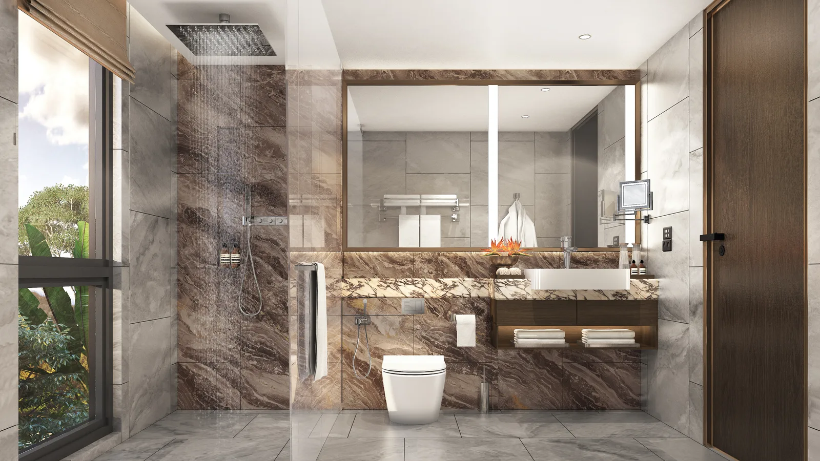 1-bedroom condo, 44 sqm