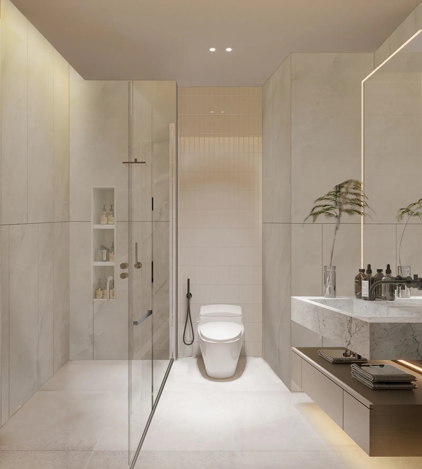 1-bedroom condo, 44 sqm