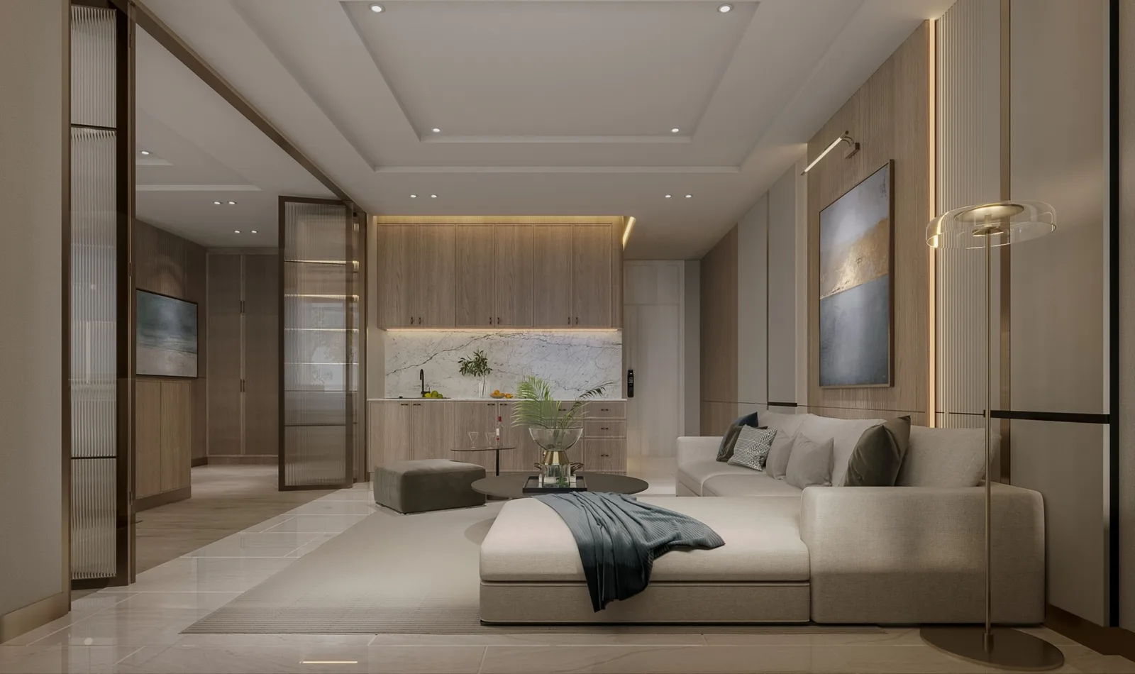 1-bedroom condo, 44 sqm