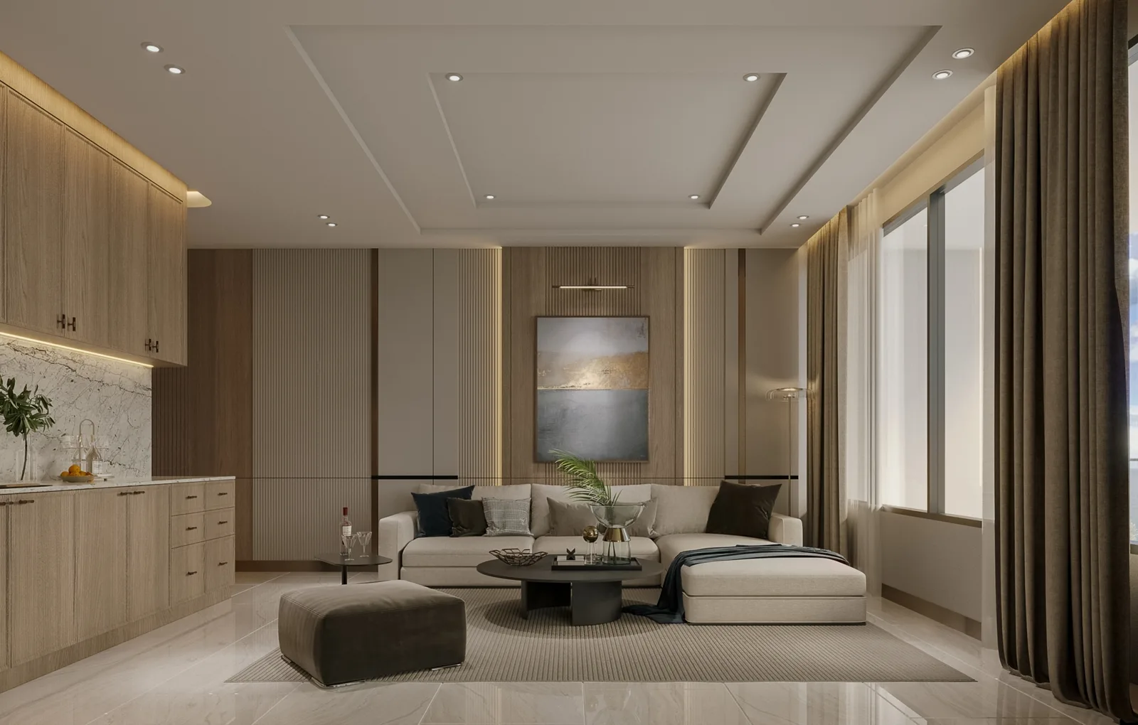 2-bedroom condo, 111 sqm