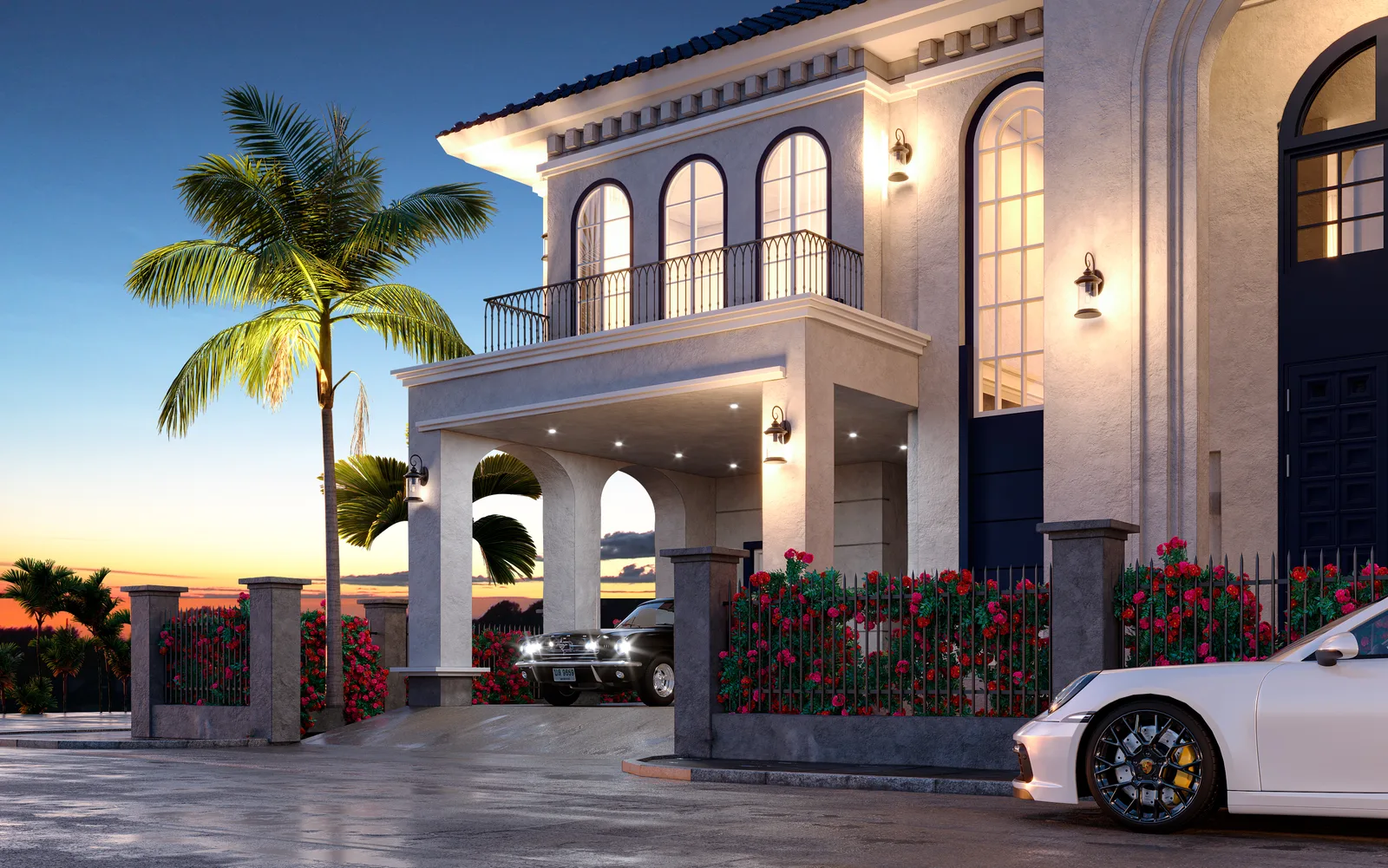 3-bedroom villa, 370 sqm