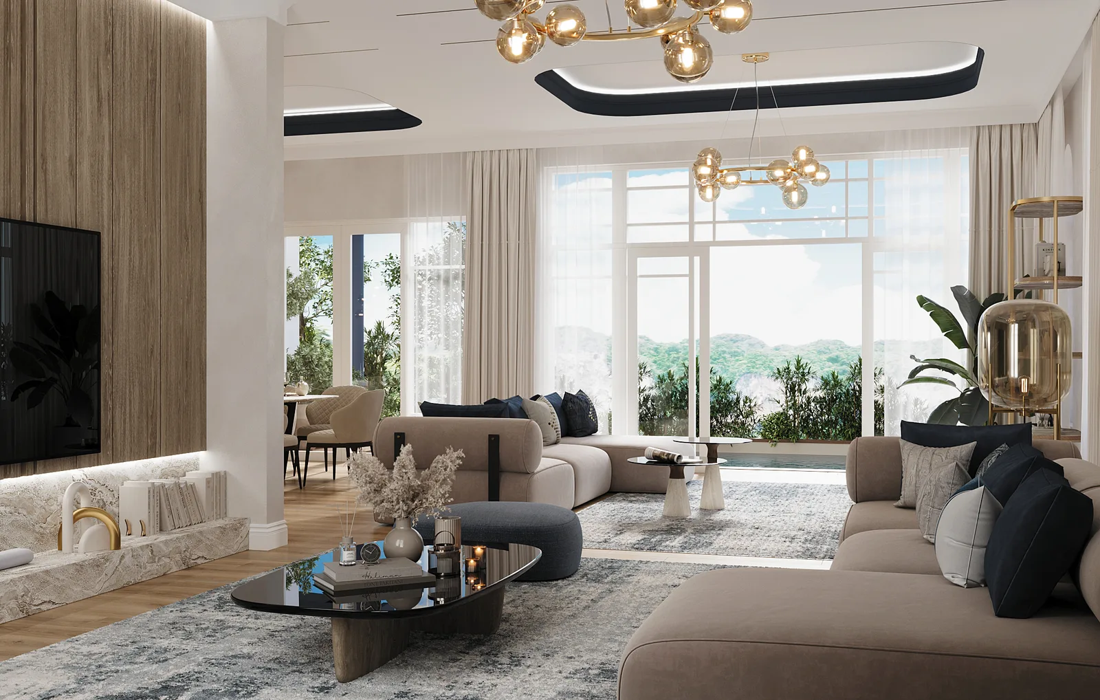 3-bedroom villa, 370 sqm