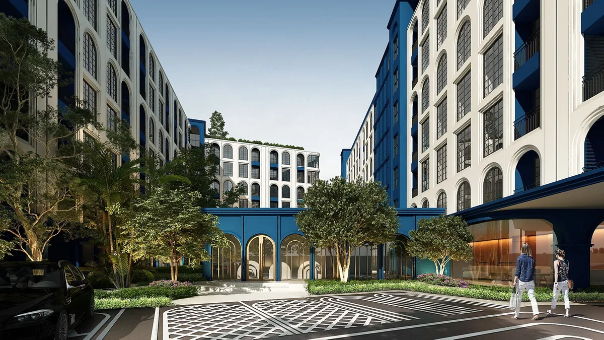 1-bedroom condo, 38 sqm