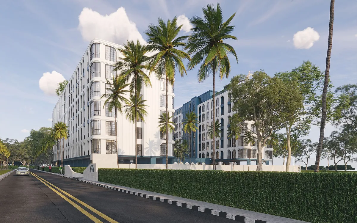 1-bedroom condo, 38 sqm