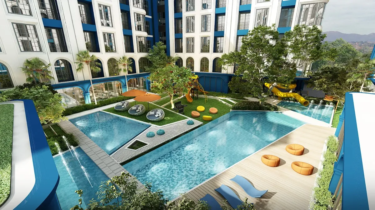 1-bedroom condo, 38 sqm