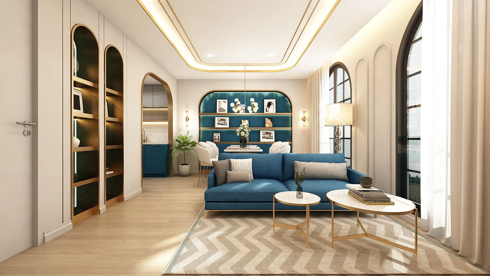 3-bedroom condo, 138 sqm