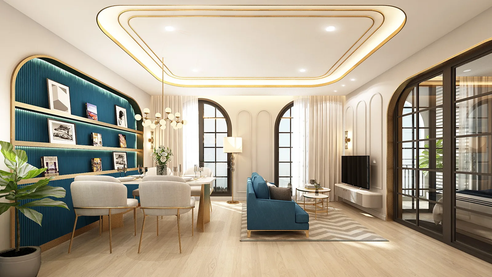 3-bedroom condo, 138 sqm