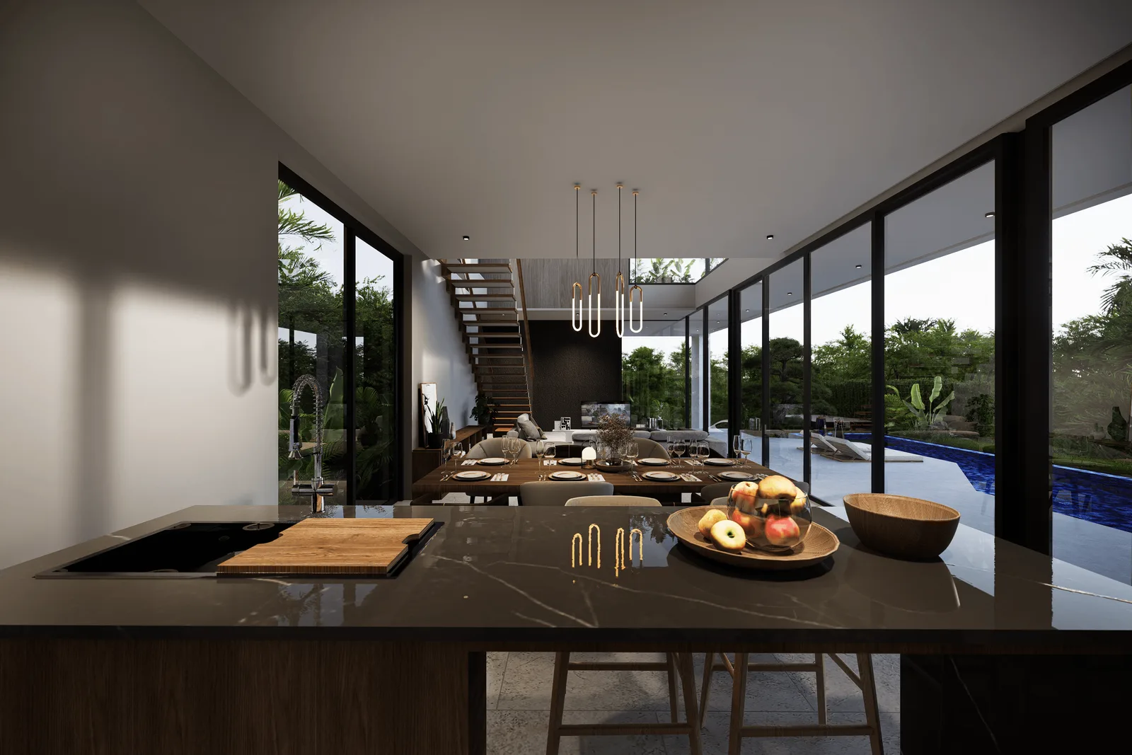4-bedroom villa, 350 sqm