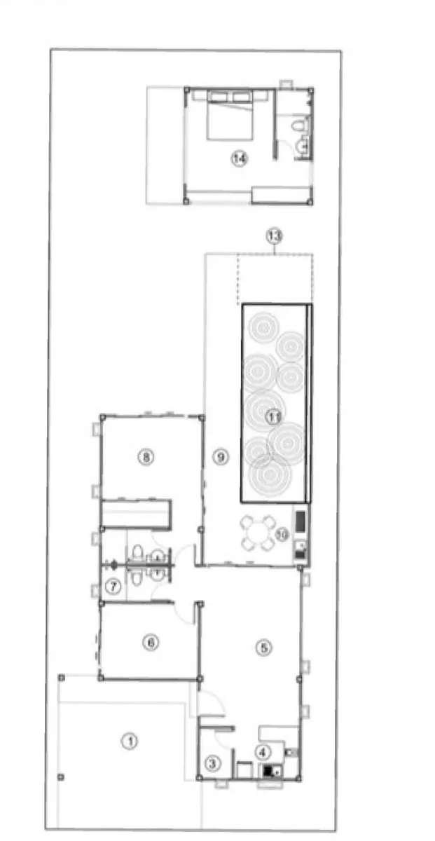 2-bedroom villa, 174 sqm