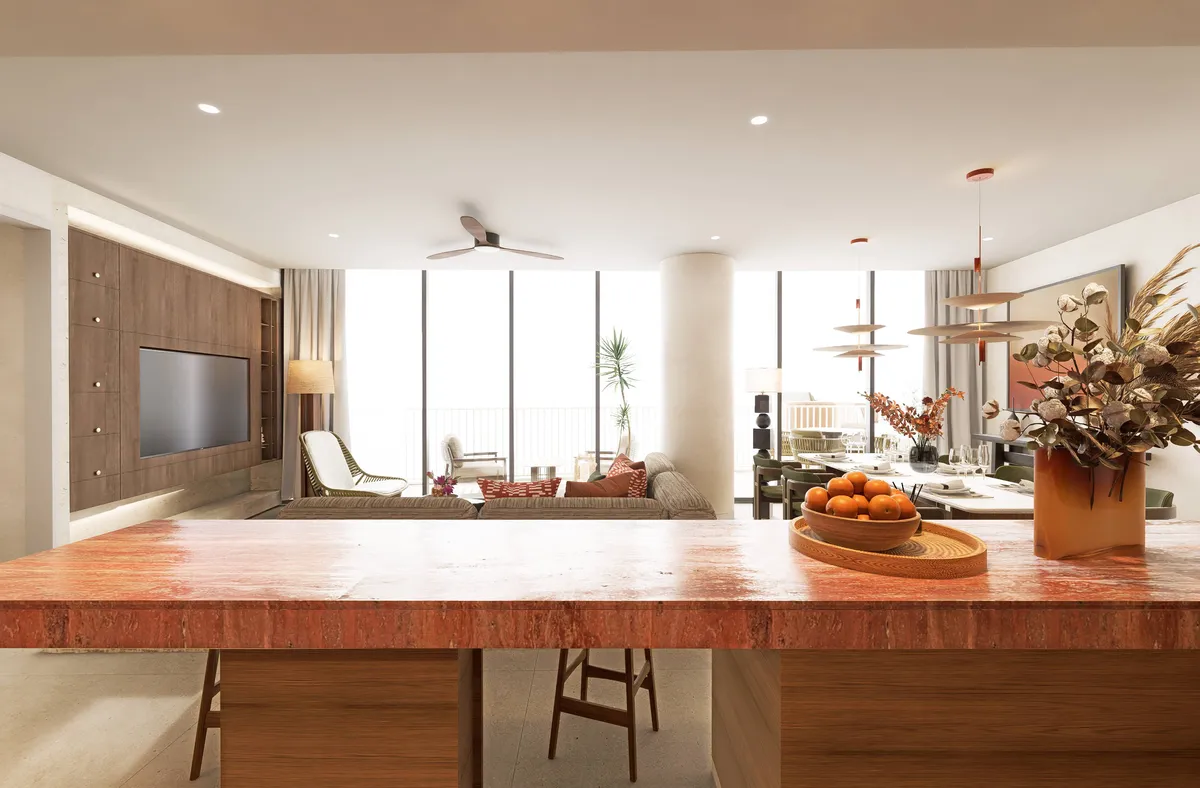 2-bedroom condo, 127 sqm