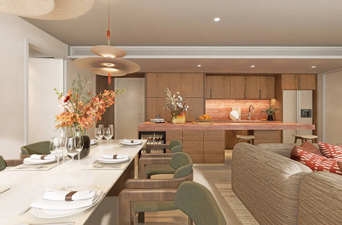 2-bedroom condo, 127 sqm