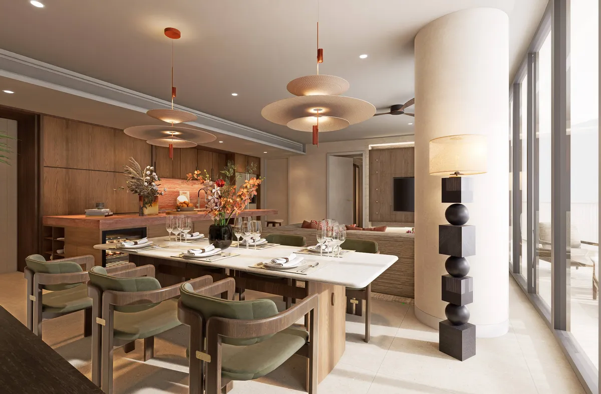2-bedroom condo, 127 sqm