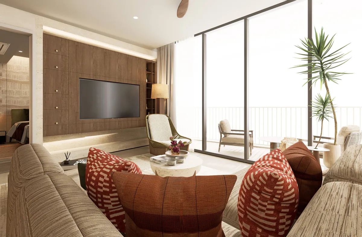2-bedroom condo, 127 sqm