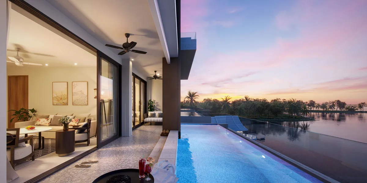2-bedroom penthouse, 304 sqm