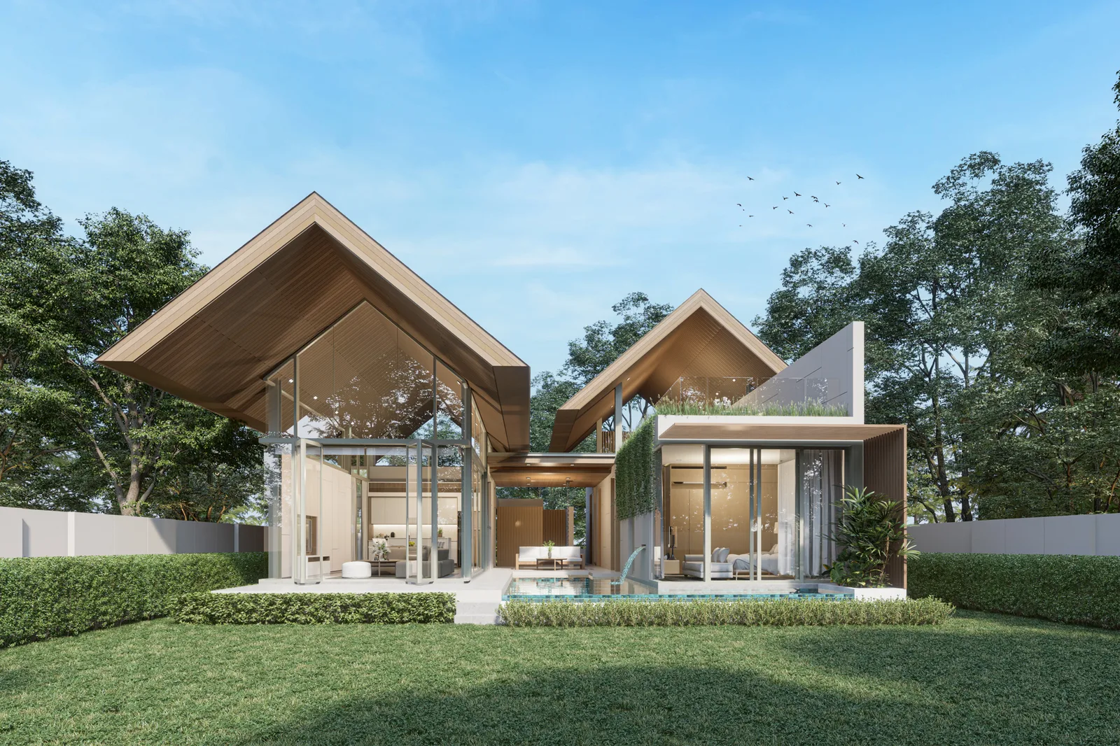 3-bedroom villa, 600 sqm