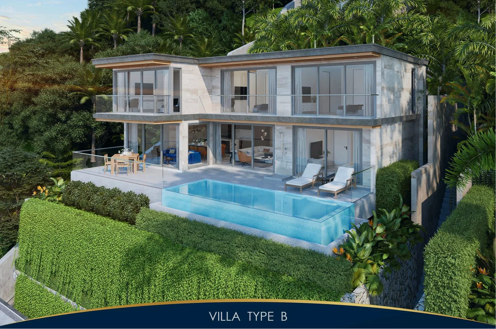 4-bedroom villa, 274 sqm