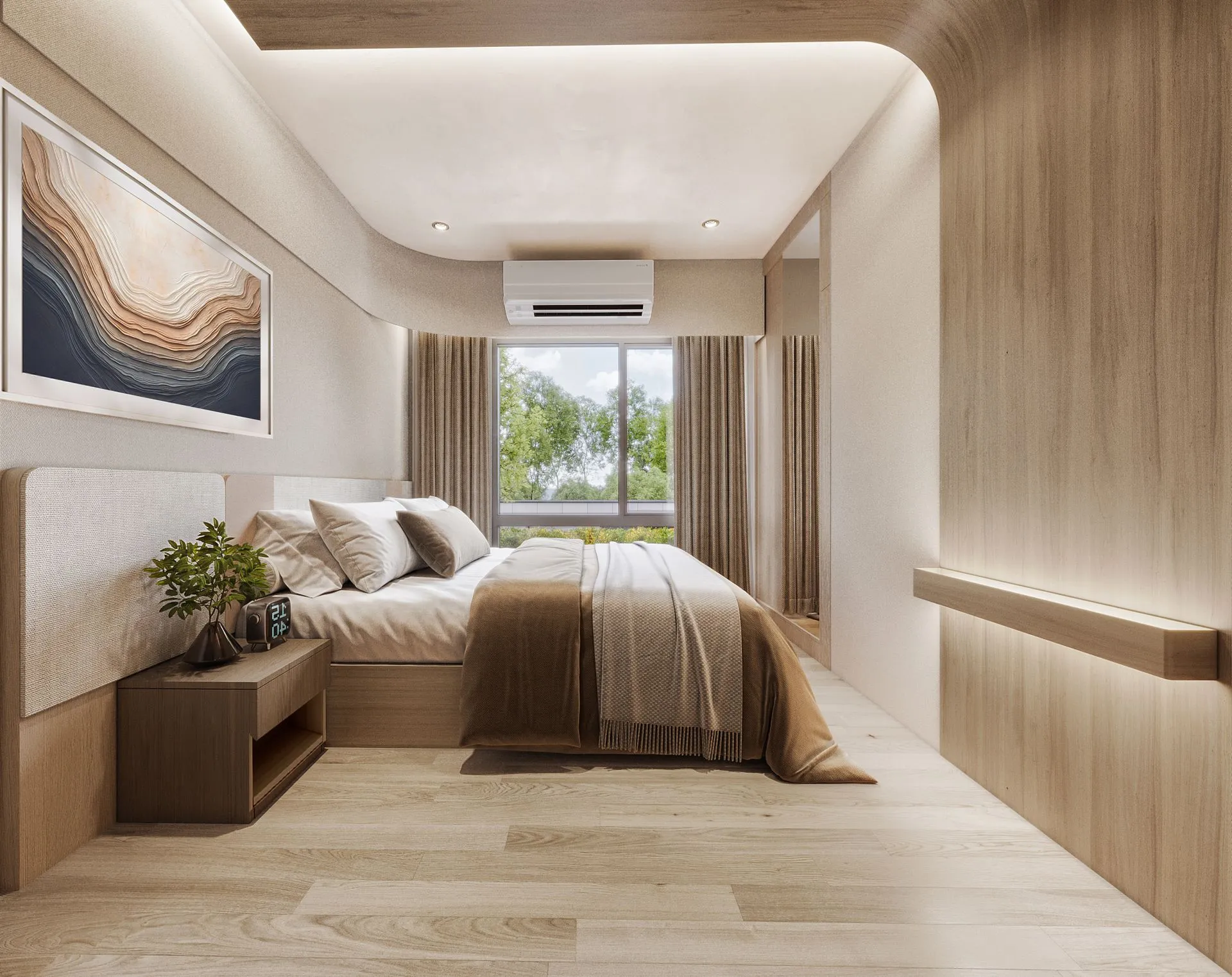 1-bedroom condo, 34 sqm