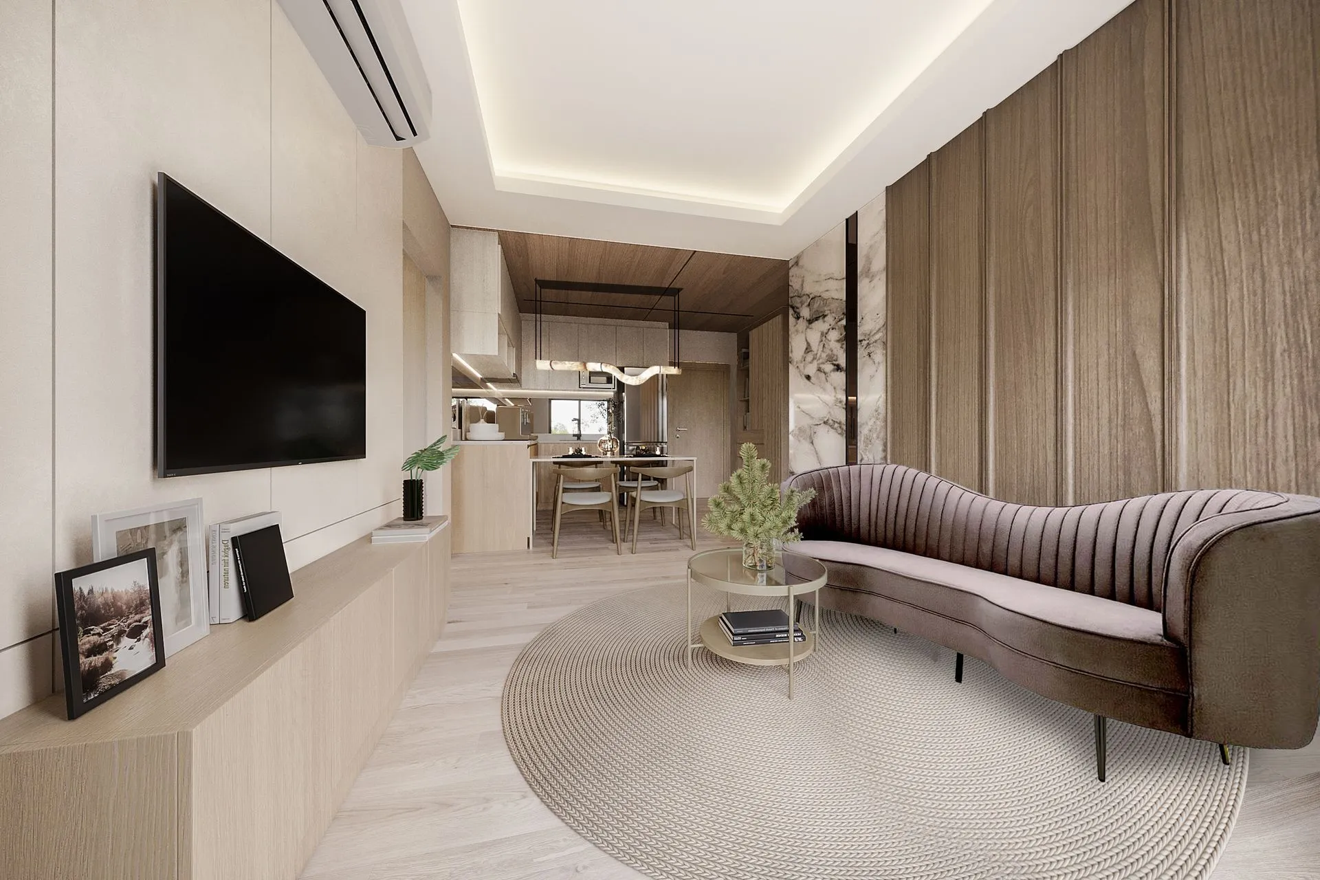 1-bedroom condo, 34 sqm
