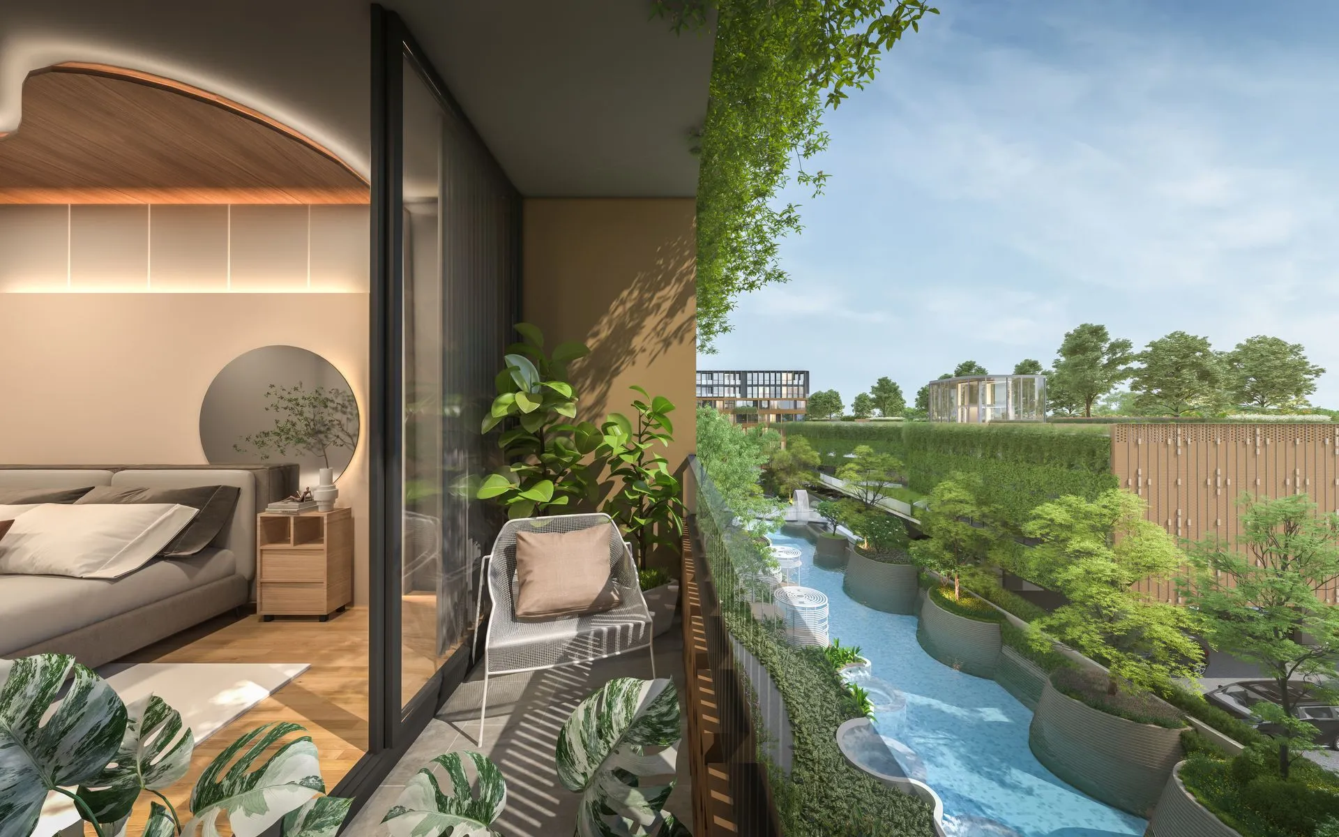 1-bedroom condo, 34 sqm
