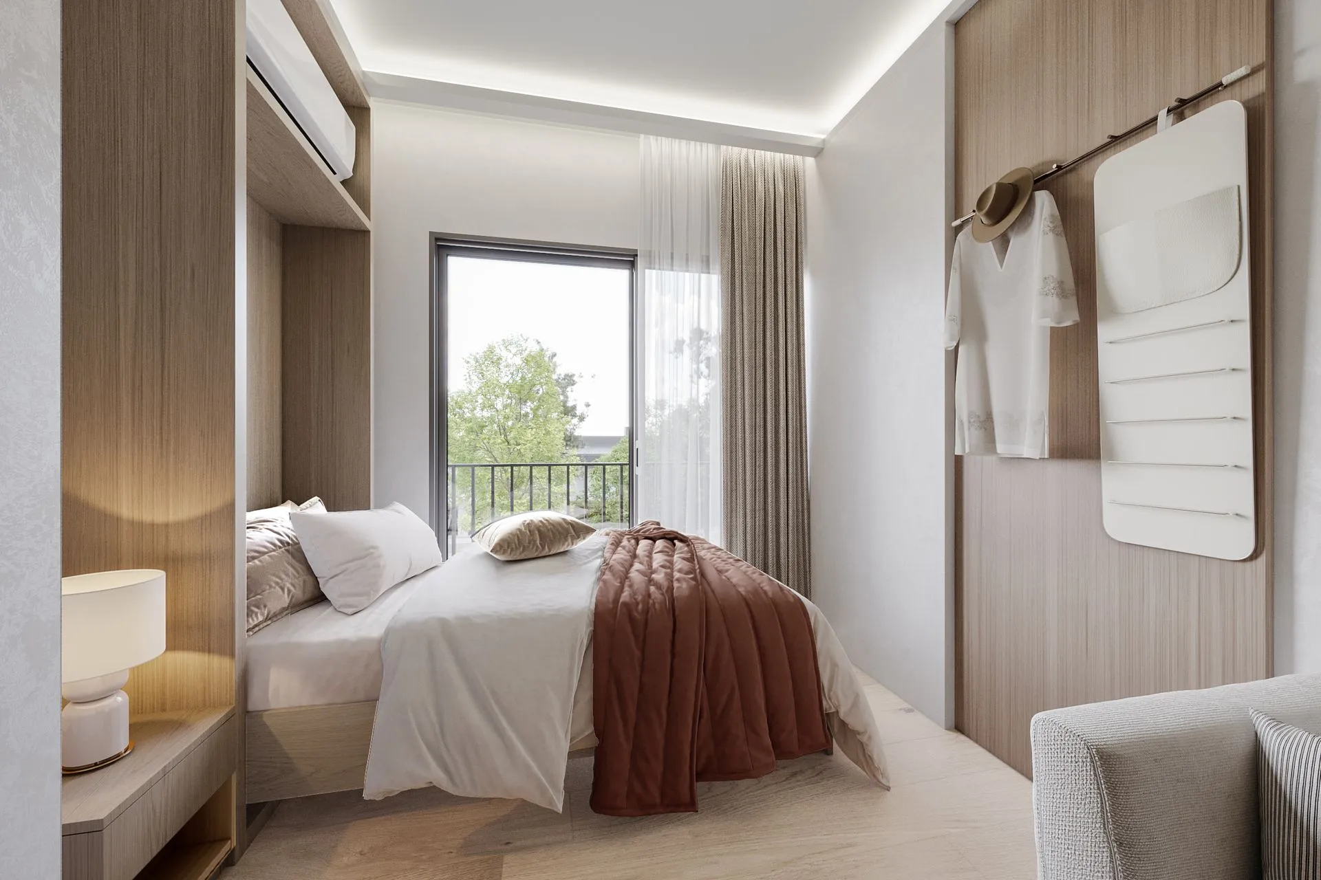 2-bedroom condo, 58 sqm