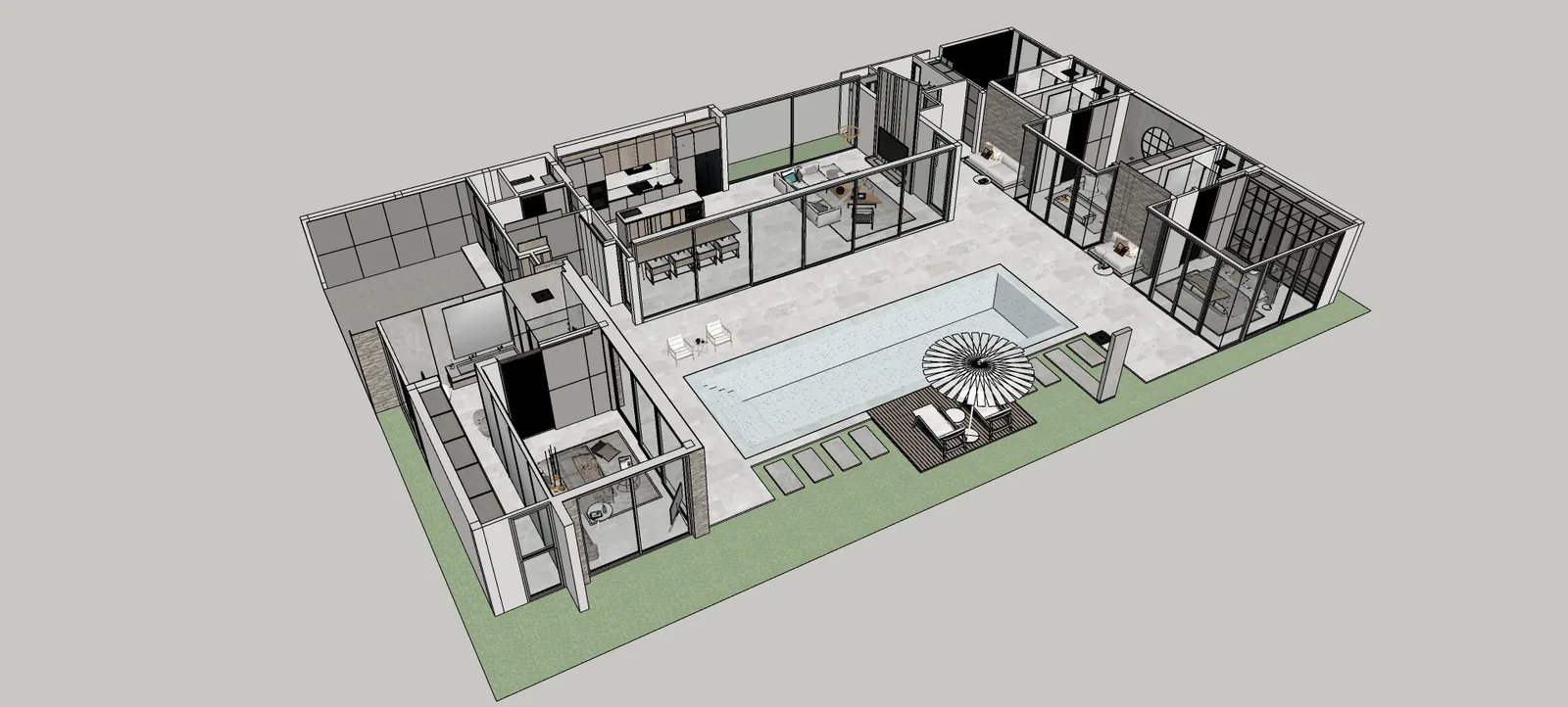 5-bedroom villa, 293 sqm