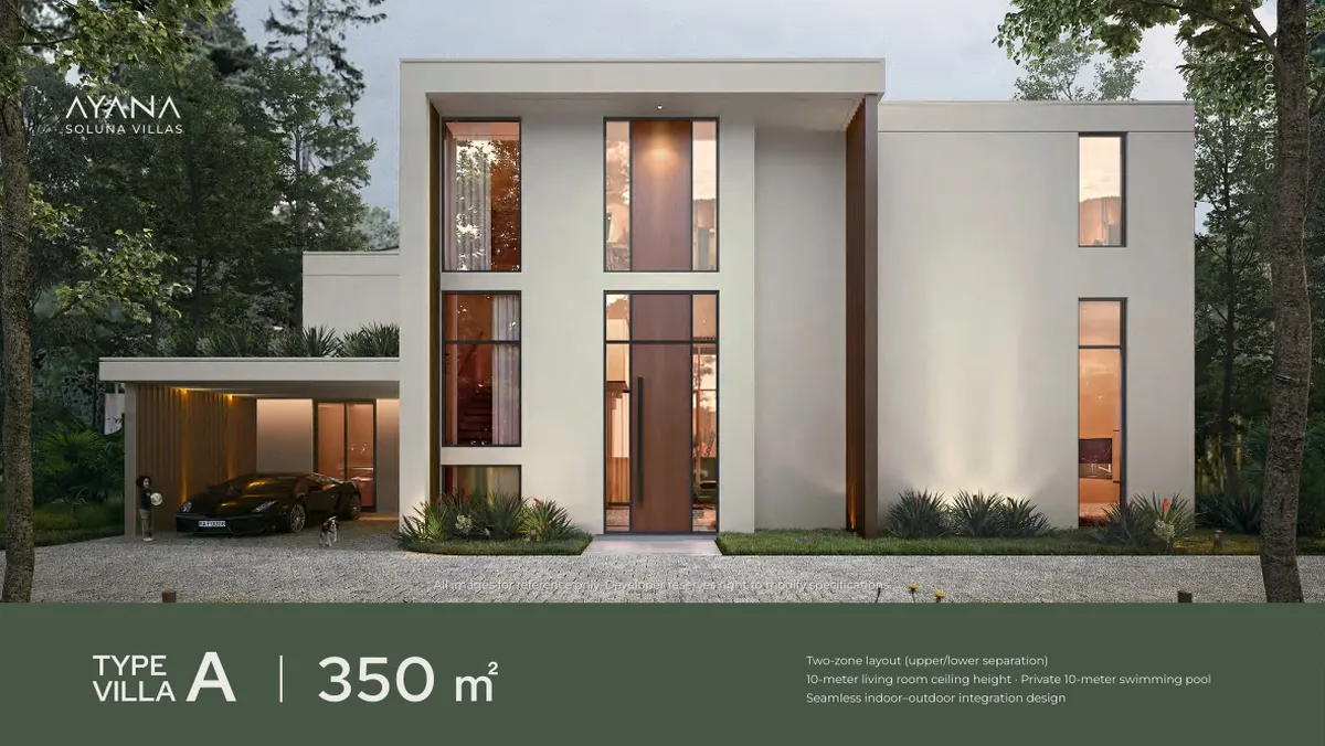 3-bedroom villa, 351 sqm