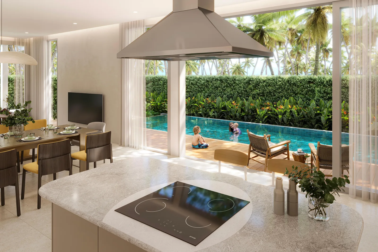 4-bedroom villa, 412 sqm