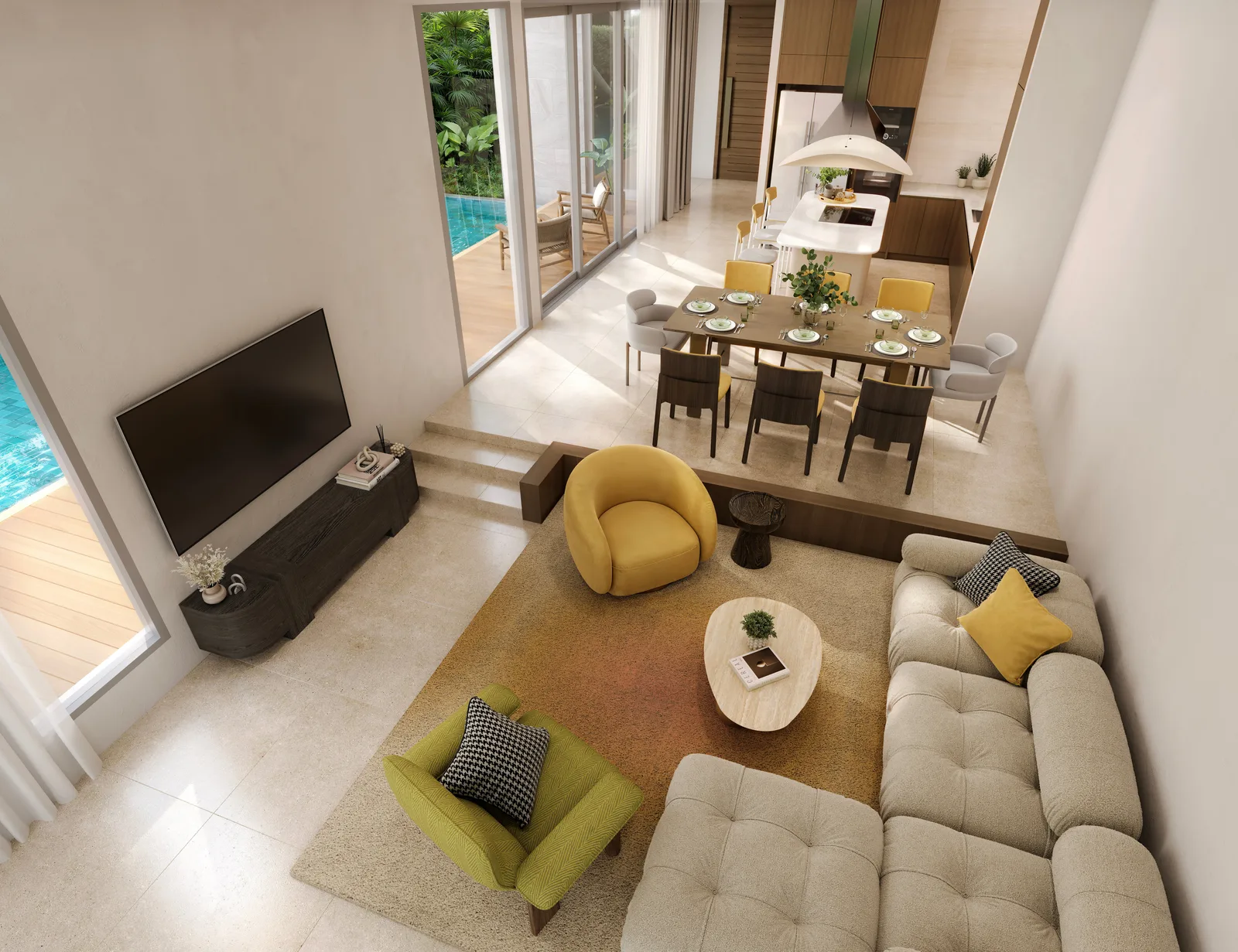 4-bedroom villa, 412 sqm