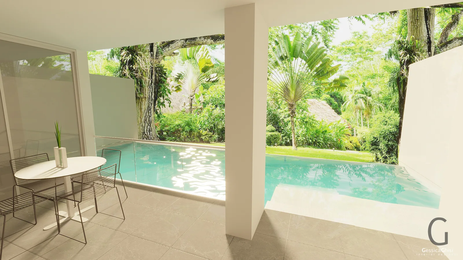 1-bedroom condo, 43 sqm