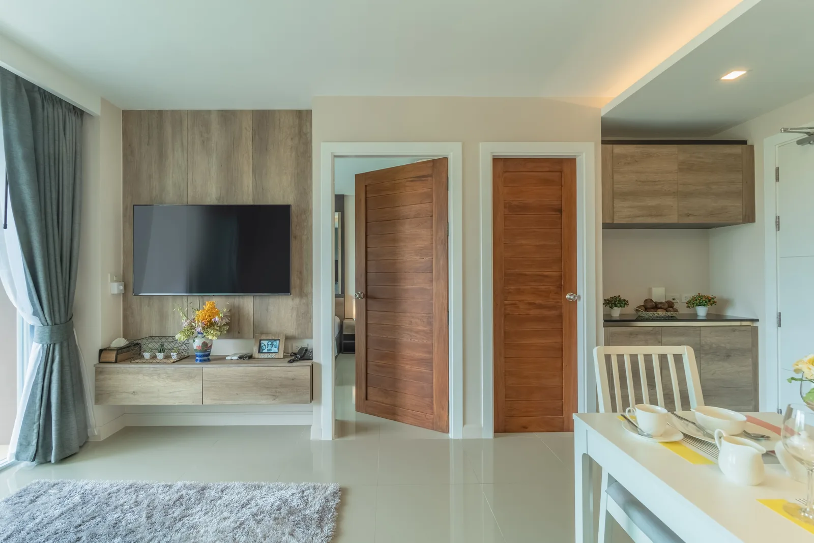 1-bedroom condo, 43 sqm