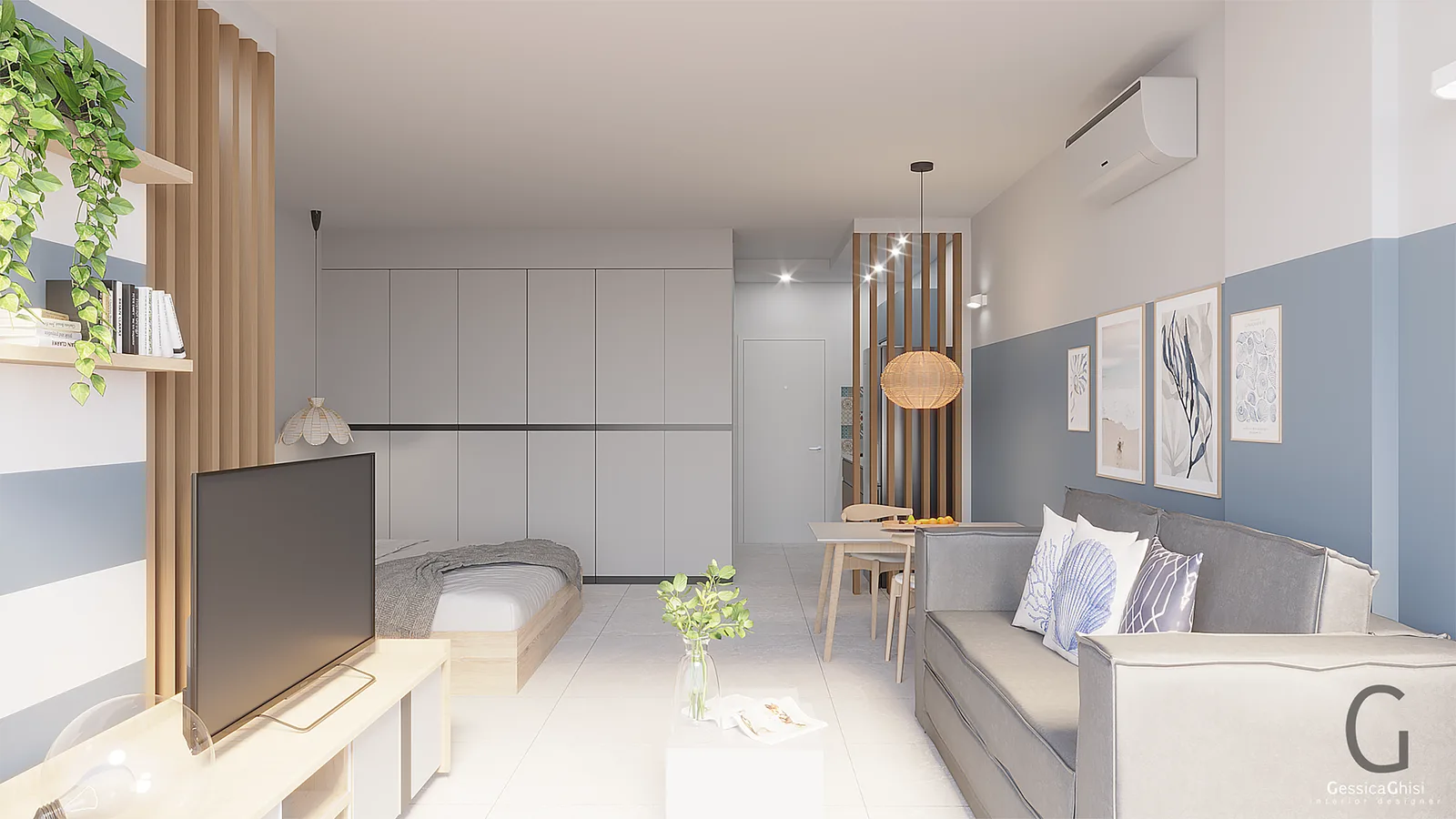 2-bedroom condo, 68 sqm