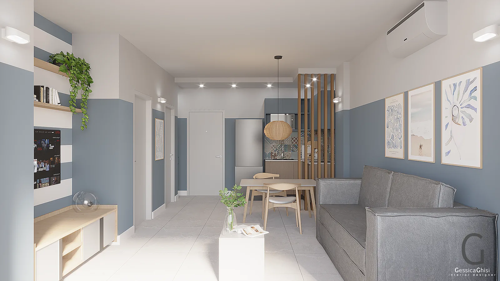2-bedroom condo, 68 sqm