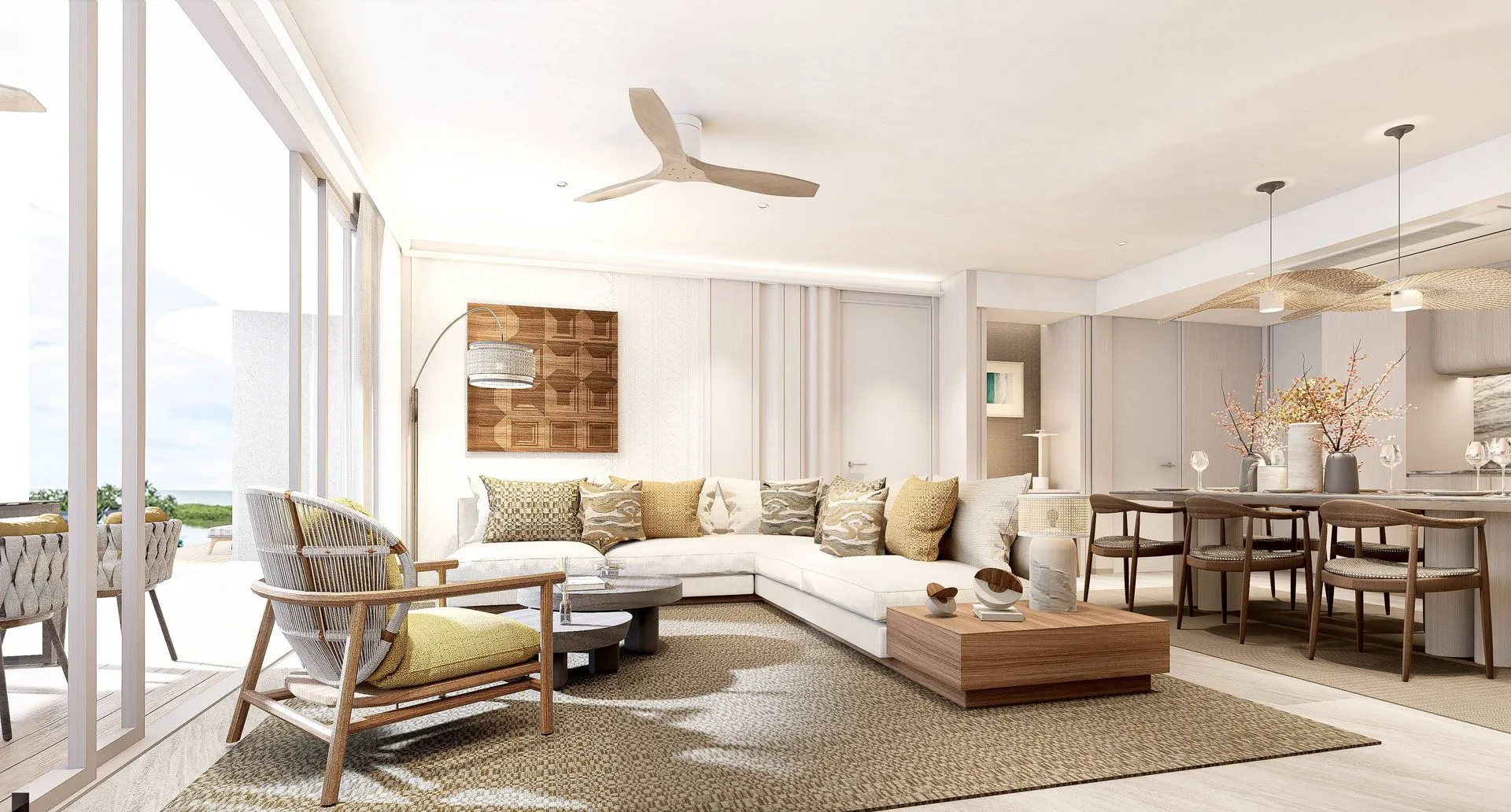 1-bedroom condo, 58 sqm