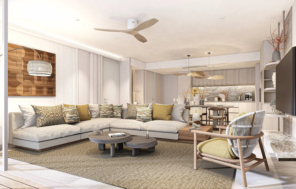 2-bedroom condo, 104 sqm