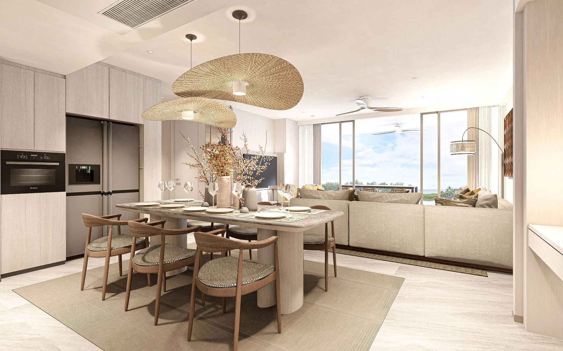 2-bedroom condo, 104 sqm