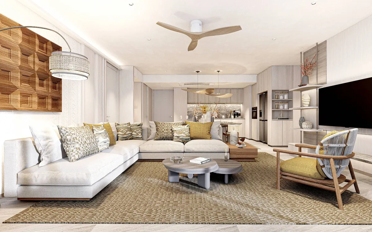 3-bedroom condo, 161 sqm