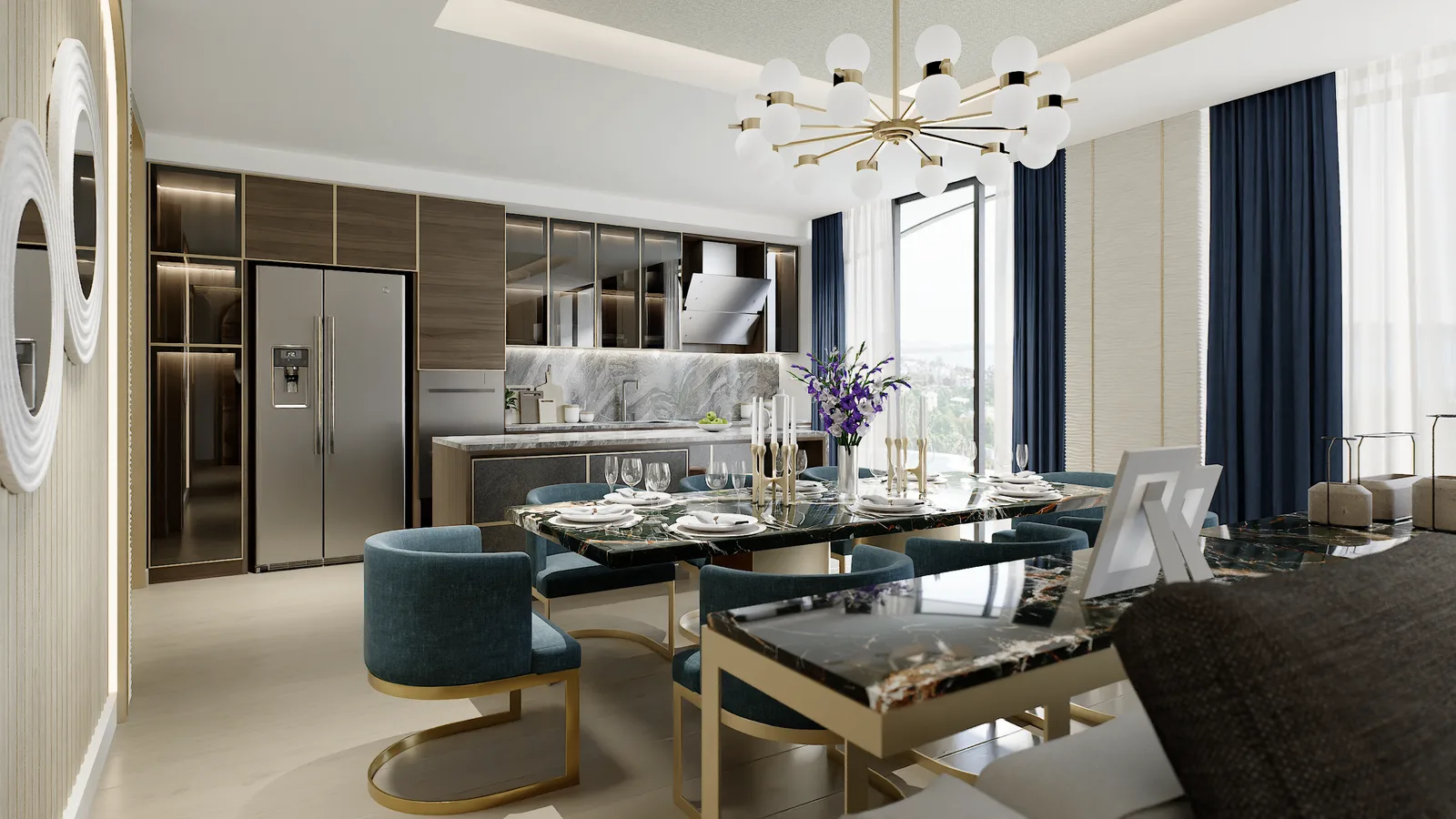 2-bedroom condo, 75 sqm