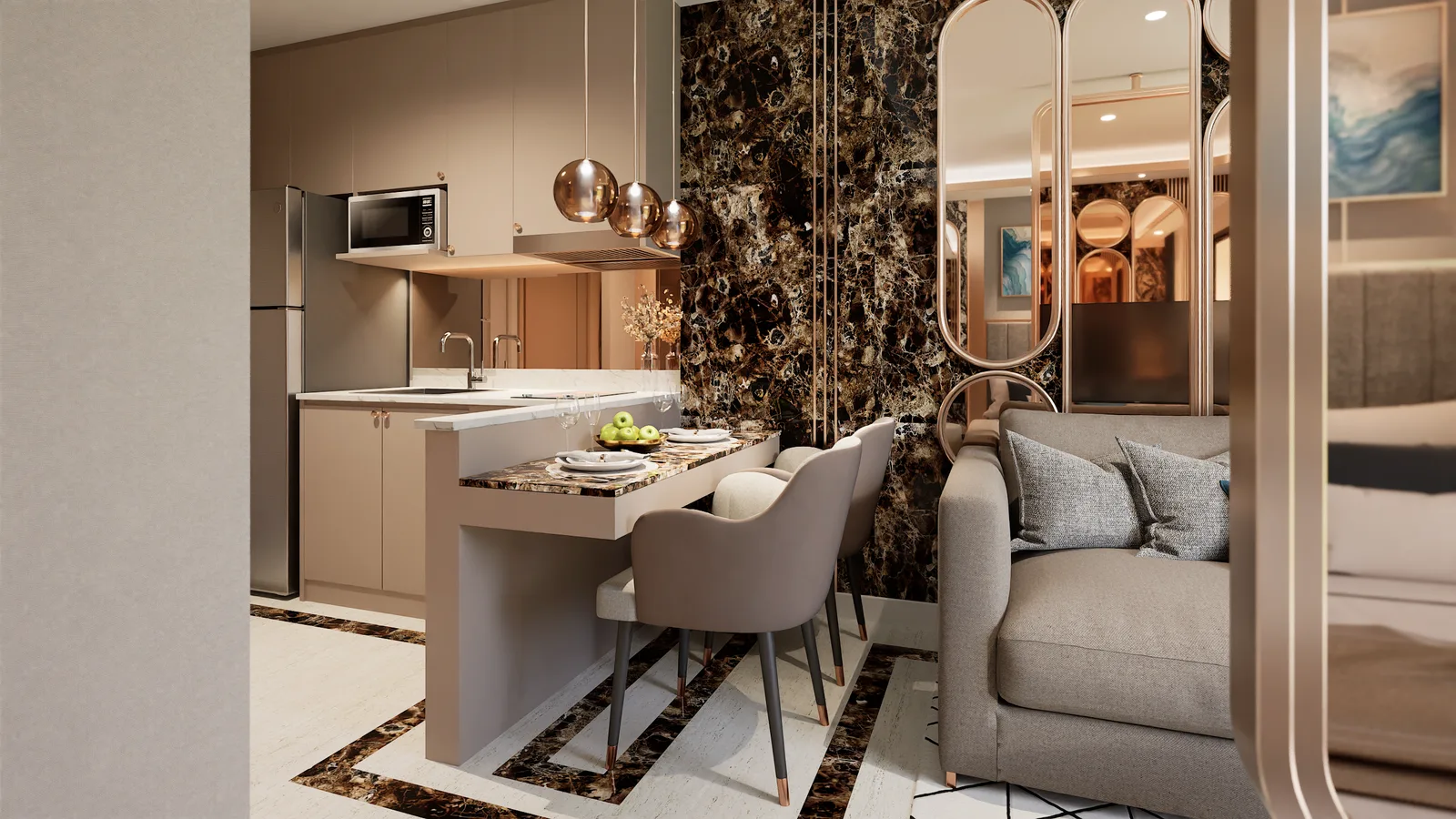 3-bedroom condo, 248 sqm