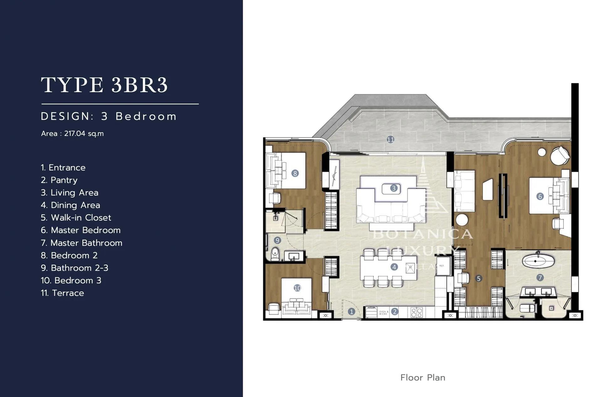 1-bedroom condo, 51 sqm