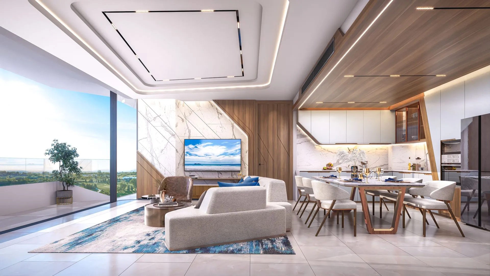 3-bedroom condo, 124 sqm