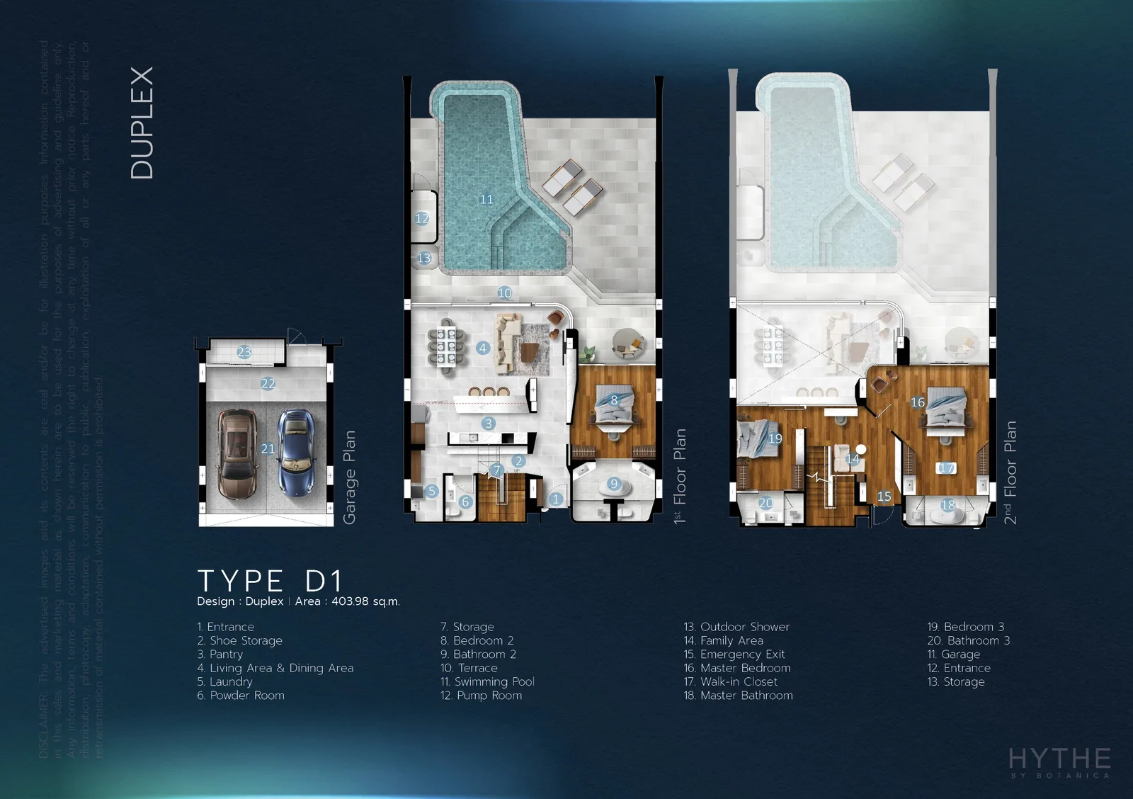3-bedroom condo, 124 sqm