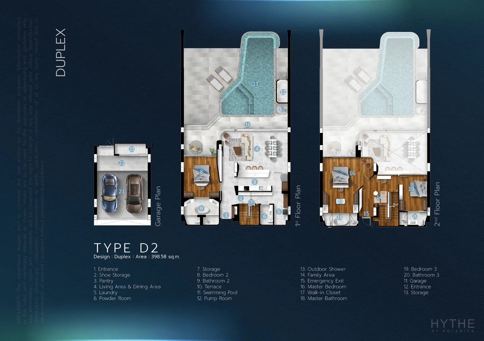 3-bedroom condo, 124 sqm