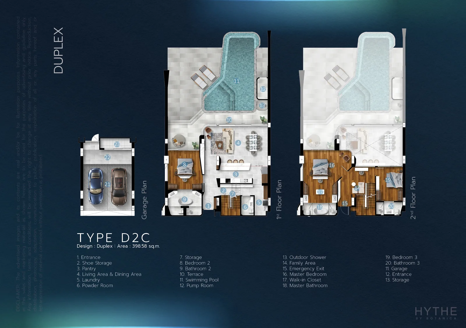 3-bedroom condo, 124 sqm